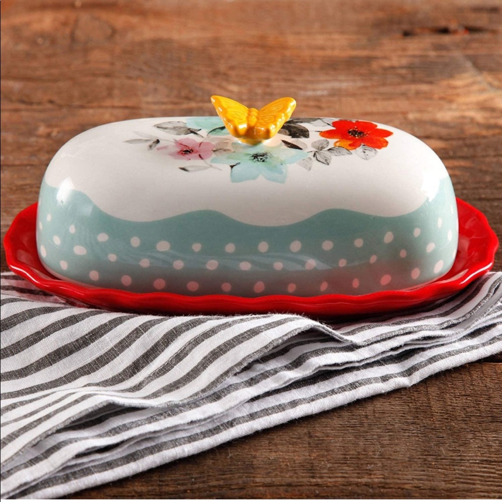 Pioneer woman flea market butter dish